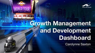 Growth Management
and Development
Dashboard
Carolynne Saxton
 