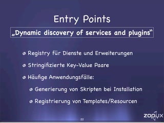 Eggs, Buildouts und andere Wunderlichkeiten