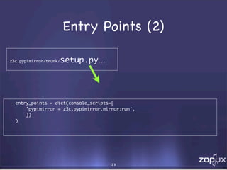 Eggs, Buildouts und andere Wunderlichkeiten