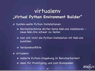 Eggs, Buildouts und andere Wunderlichkeiten