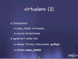 Eggs, Buildouts und andere Wunderlichkeiten