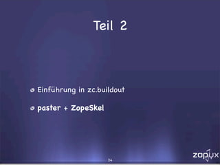 Eggs, Buildouts und andere Wunderlichkeiten