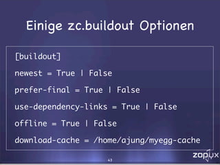 Eggs, Buildouts und andere Wunderlichkeiten