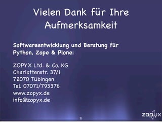 Eggs, Buildouts und andere Wunderlichkeiten