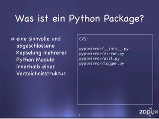 Eggs, Buildouts und andere Wunderlichkeiten