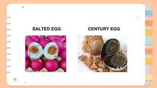 SALTED EGG CENTURY EGG
 