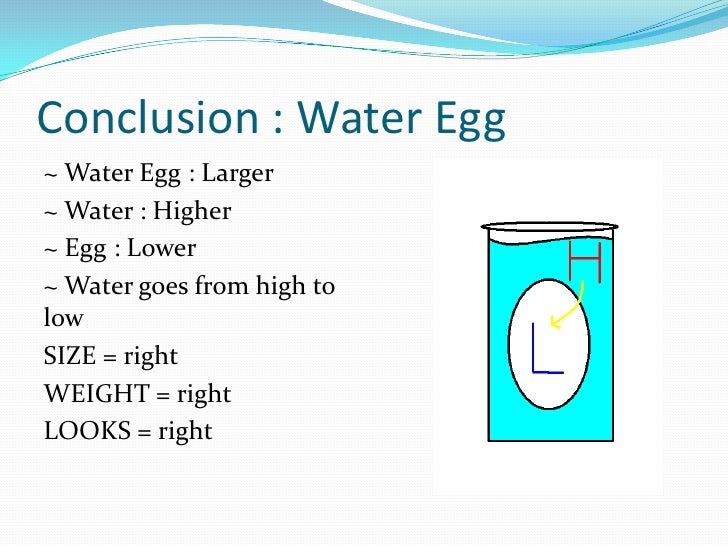 Egg osmosis experiment
