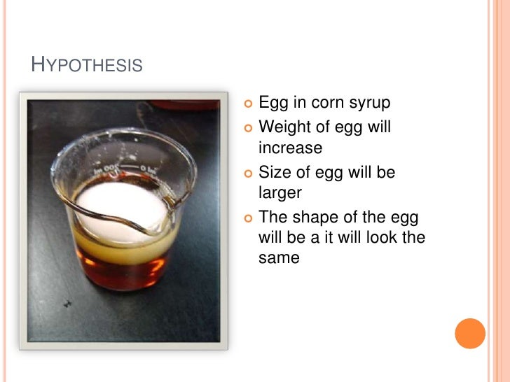 Jairus's Egg osmosis experiment