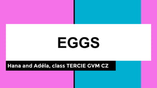 EGGS
Hana and Adéla, class TERCIE GVM CZ
 