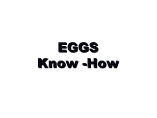 EGGS Know -How 