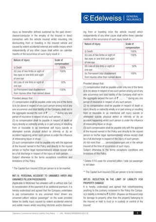 Commercial Vehicle Liability Car Insurance Policy By Edelweiss GI