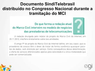 Marco Civil da Internet e seus aspectos estruturantes