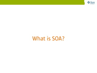 What is SOA?
 