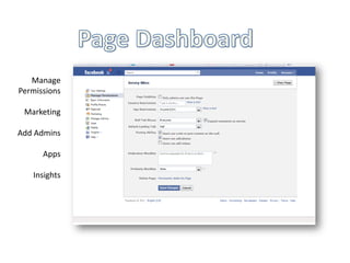 Manage
Permissions

 Marketing

Add Admins

      Apps

   Insights
 