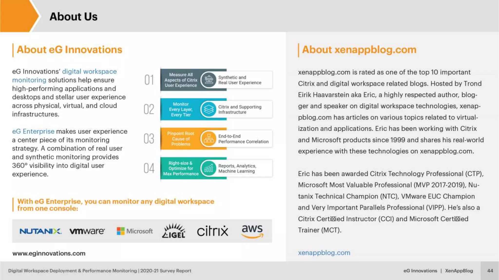 © eG Innovations, Inc. | www.eginnovations.com
 