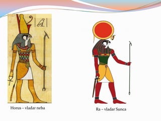 Horus – vladar neba

Ra – vladar Sunca

 