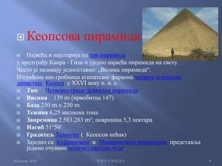 Egipatske piramide-snezana-dimitrijevic | PPT