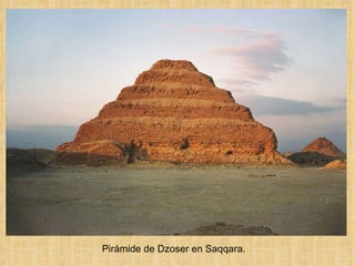 Pirámide de Dzoser en Saqqara.  