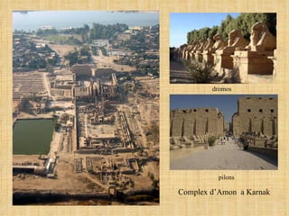 Complex d’Amon  a Karnak dromos pilons 