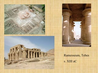 Ramesseum, Tebes s. XIII aC 
