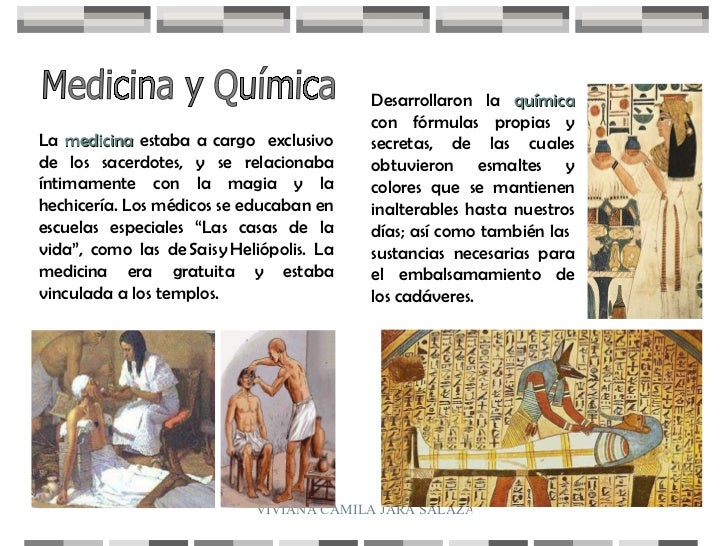Aportes De Los Egipcios A La Quimica