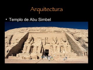Arquitectura Templo de Abu Simbel 
