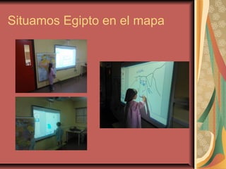 Situamos Egipto en el mapa
 