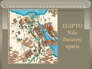 EGIPTO
Nilo
ibaiaren
oparia

 