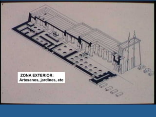 ZONA EXTERIOR:
Artesanos, jardines, etc
 