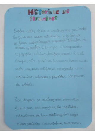 Egipto pirámides y entarramientos