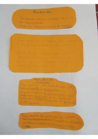 Egipto pirámides y entarramientos