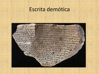 Escrita demótica
 