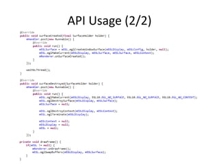 API Usage (2/2)
 