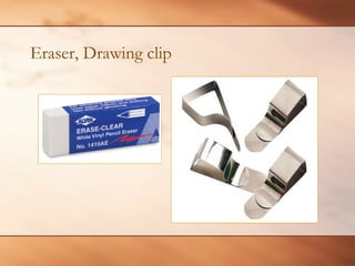 Eraser, Drawing clip
 