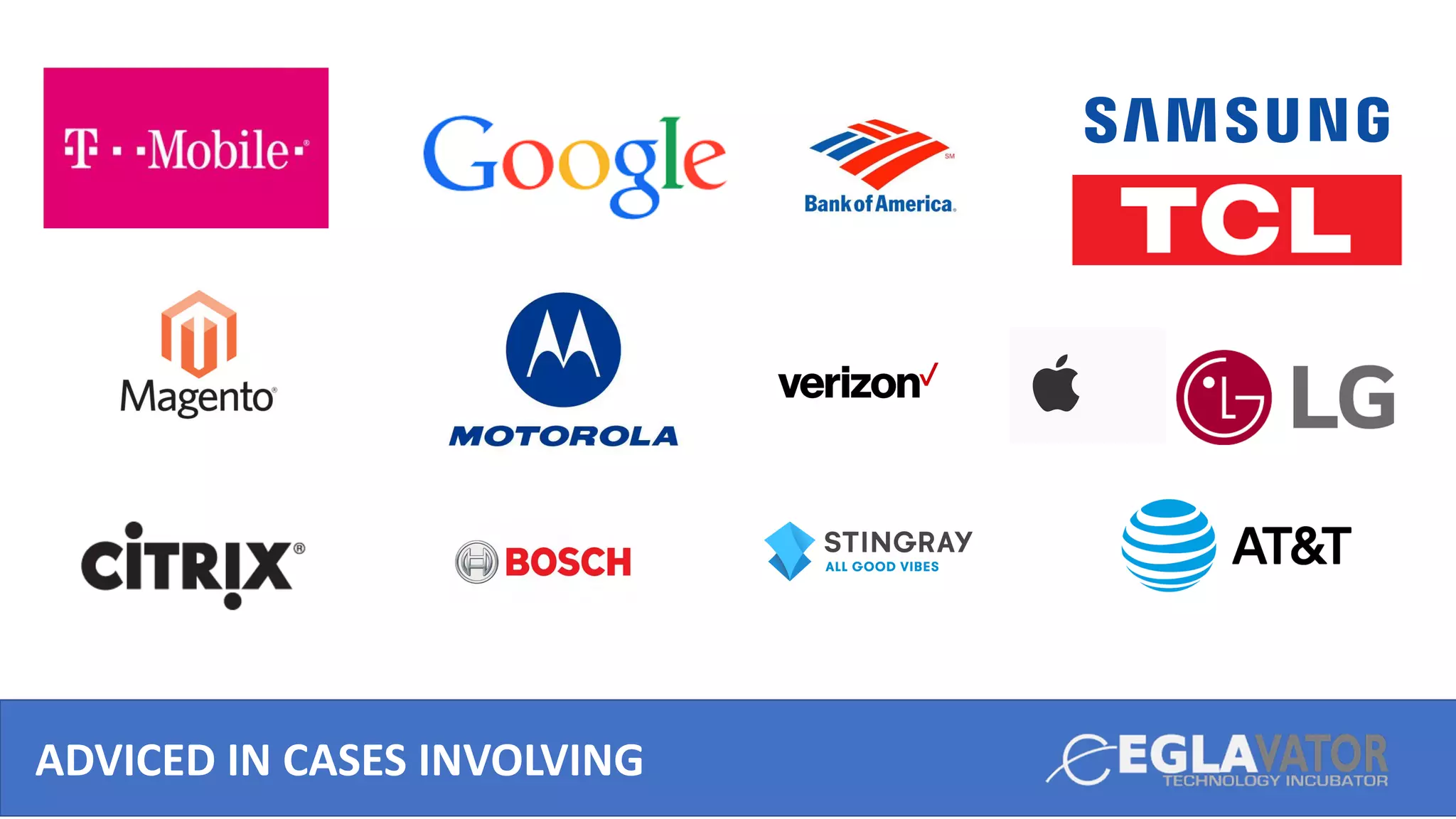 ADVICED IN CASES INVOLVING
 