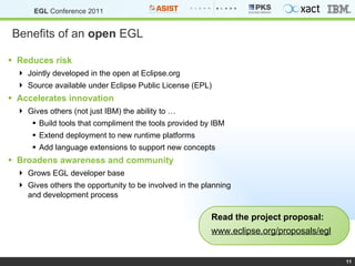 EGL Conference 2011 - EGL Overview | PPT