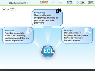 EGL Conference 2011 - EGL Overview | PPT
