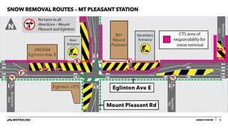 SNOW REMOVAL ROUTES – MT PLEASANT STATION
3
INSERT FOOTER
 