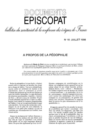Documents episcopat