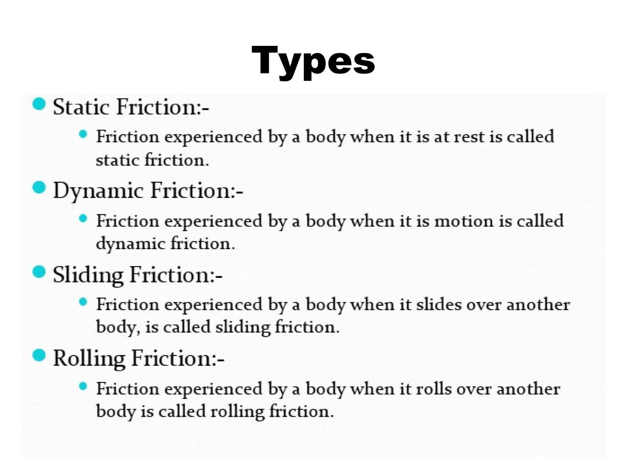Types
 
