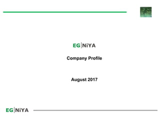 Company Profile
August 2017
 
