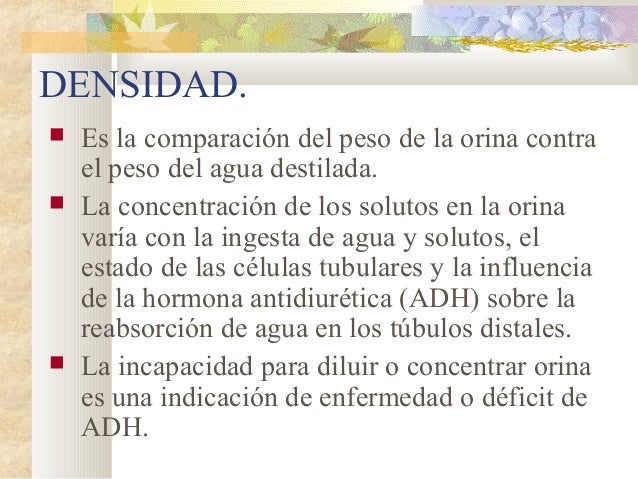 diabetes insípida baja gravedad específica de orina