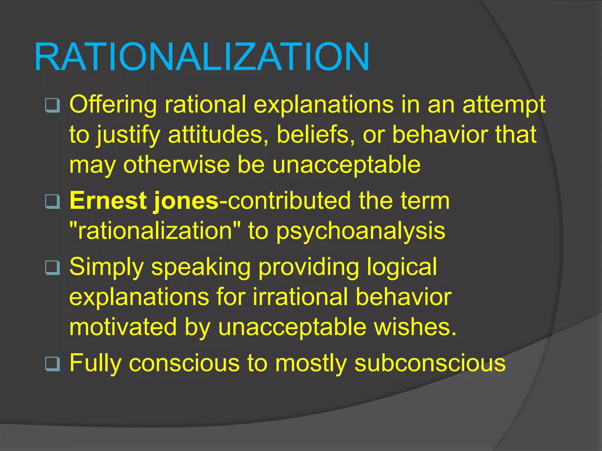 Passive aggressive behavior