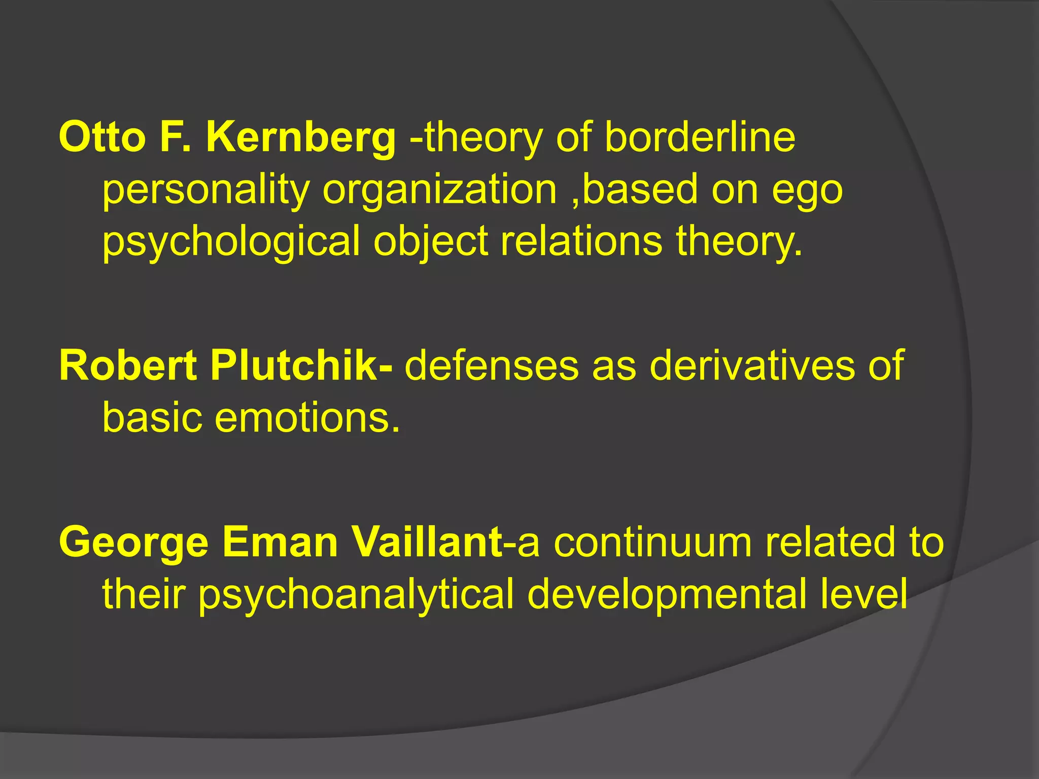Theory of Psychosexual Development