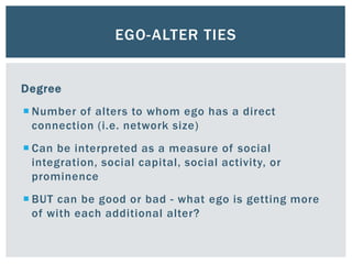 04 Ego Network Analysis