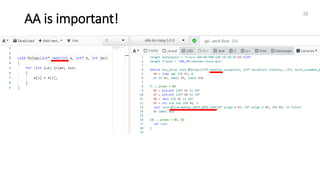 10
AA is important!
 
