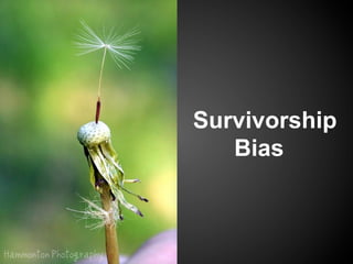 Survivorship
Bias
 