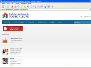  Divulgação somente das informações que interessam aos governos;Prof. Paulo R.UNIFAL - MG