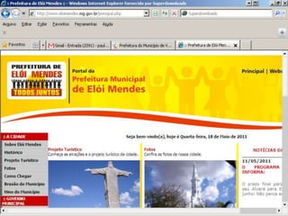 Limitações da tecnologia?Ainda Castells (2006), desilude afirmando:“Governos em todos os níveis usam a internet, sobretudo como um quadro de avisos eletrônicos para divulgar sua informação sem se empenhar muito em interação real”Prof. Paulo R.UNIFAL - MG