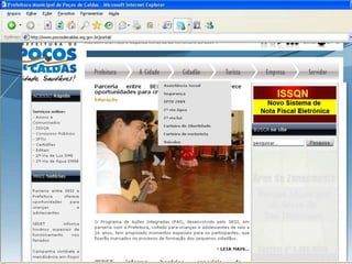 CADÊ MEU ESPAÇO???Há uma necessidade enorme de desenvolvimento de sistemas e soluções para a área pública.Os sistemas são precários e ineficientes.Temos que ocupar nosso espaço.Prof. Paulo R.UNIFAL - MG